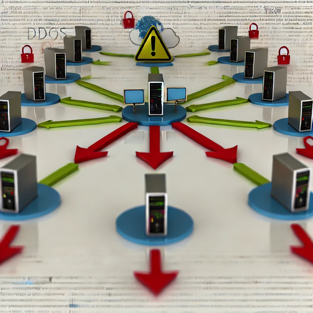 DDOS Attack Diagram